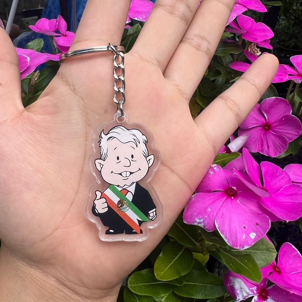 AMLO Acrylic Keychain